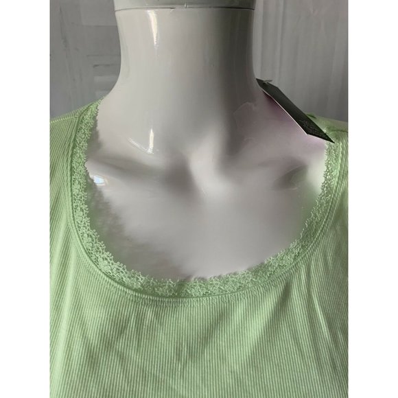 Women's M or XL Thermal Lime Green Crop Top NEW - Picture 5 of 5